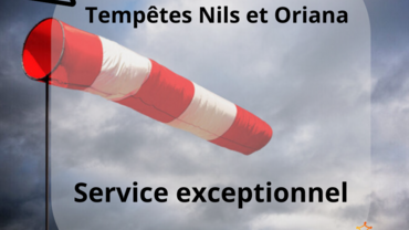 TEMPÊTES NILS ET ORIANA - QUE FAIRE ?