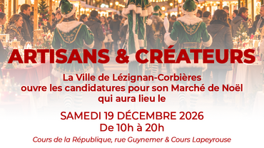 Appel à candidatures : Marché de Noël 2026